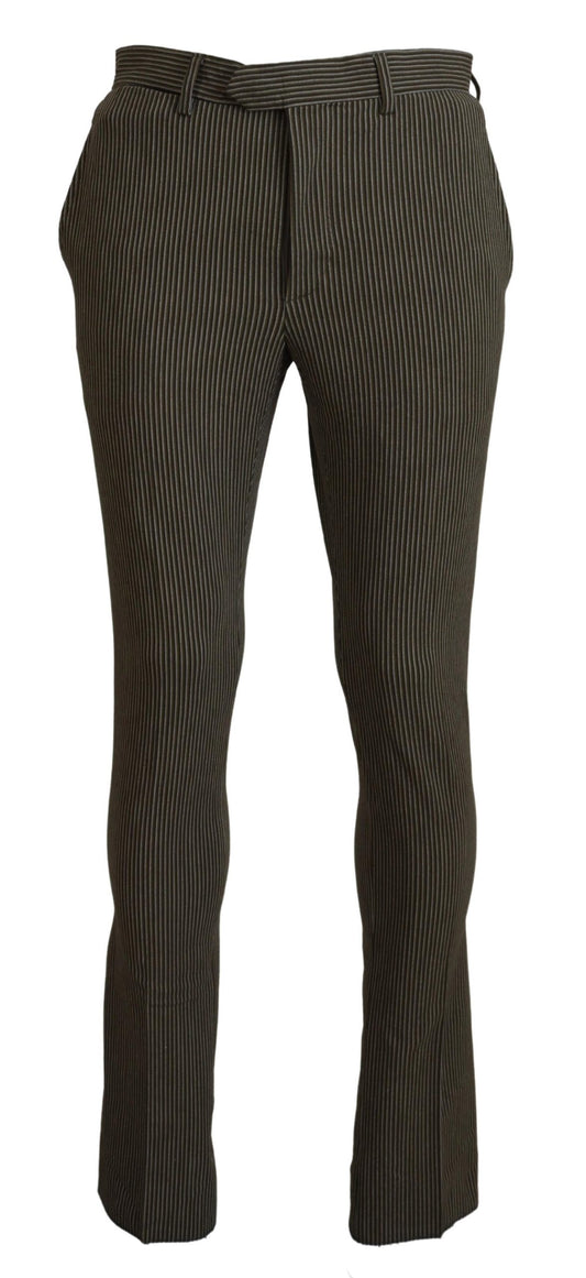 Bencivenga Multicolor Striped Pure Cotton Men Pants - Designed by BENCIVENGA Available to Buy at a Discounted Price on Moon Behind The Hill Online Designer Discount Store