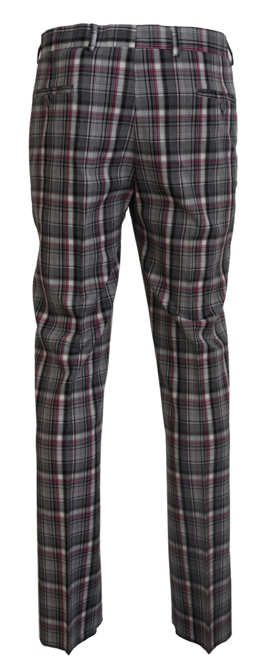 Bencivenga Multicolor Checkered Men Pants - Designed by BENCIVENGA Available to Buy at a Discounted Price on Moon Behind The Hill Online Designer Discount Store