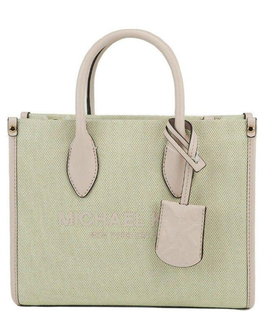 Michael Kors Mirella Small Shopper Top Zip Crossbody Bag (Powder Blush) designed by Michael Kors available from Moon Behind The Hill 's Handbags, Wallets & Cases > Handbags > Womens range