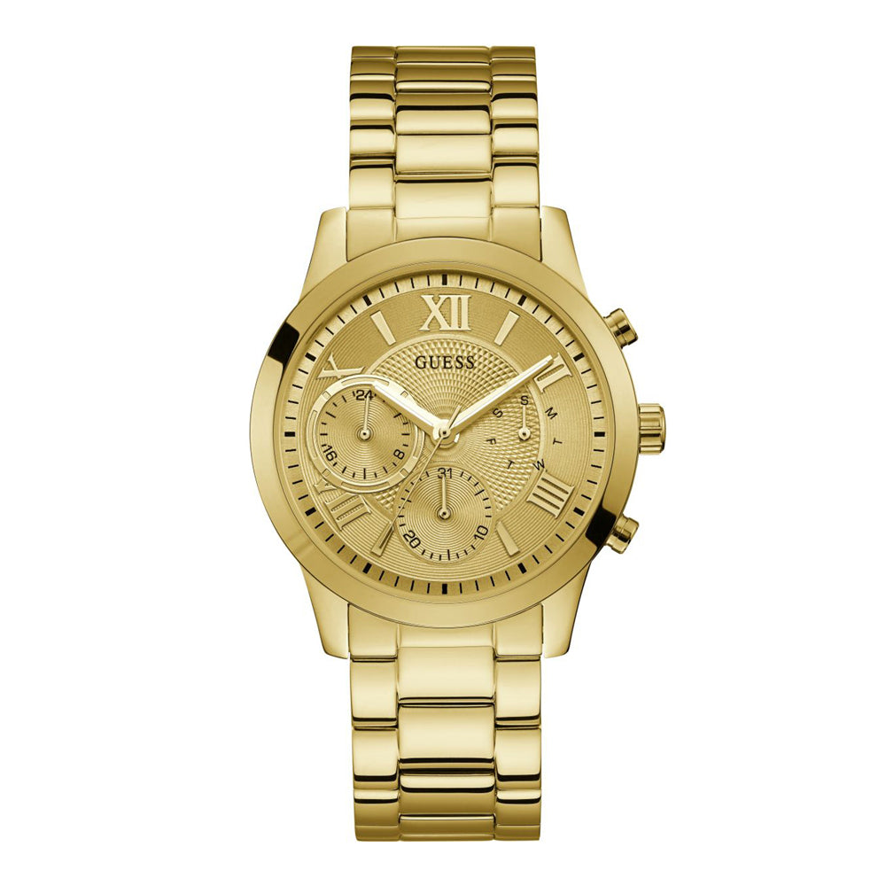Guess Solar W1070L2 Ladies Watch - Designed by Guess Available to Buy at a Discounted Price on Moon Behind The Hill Online Designer Discount Store