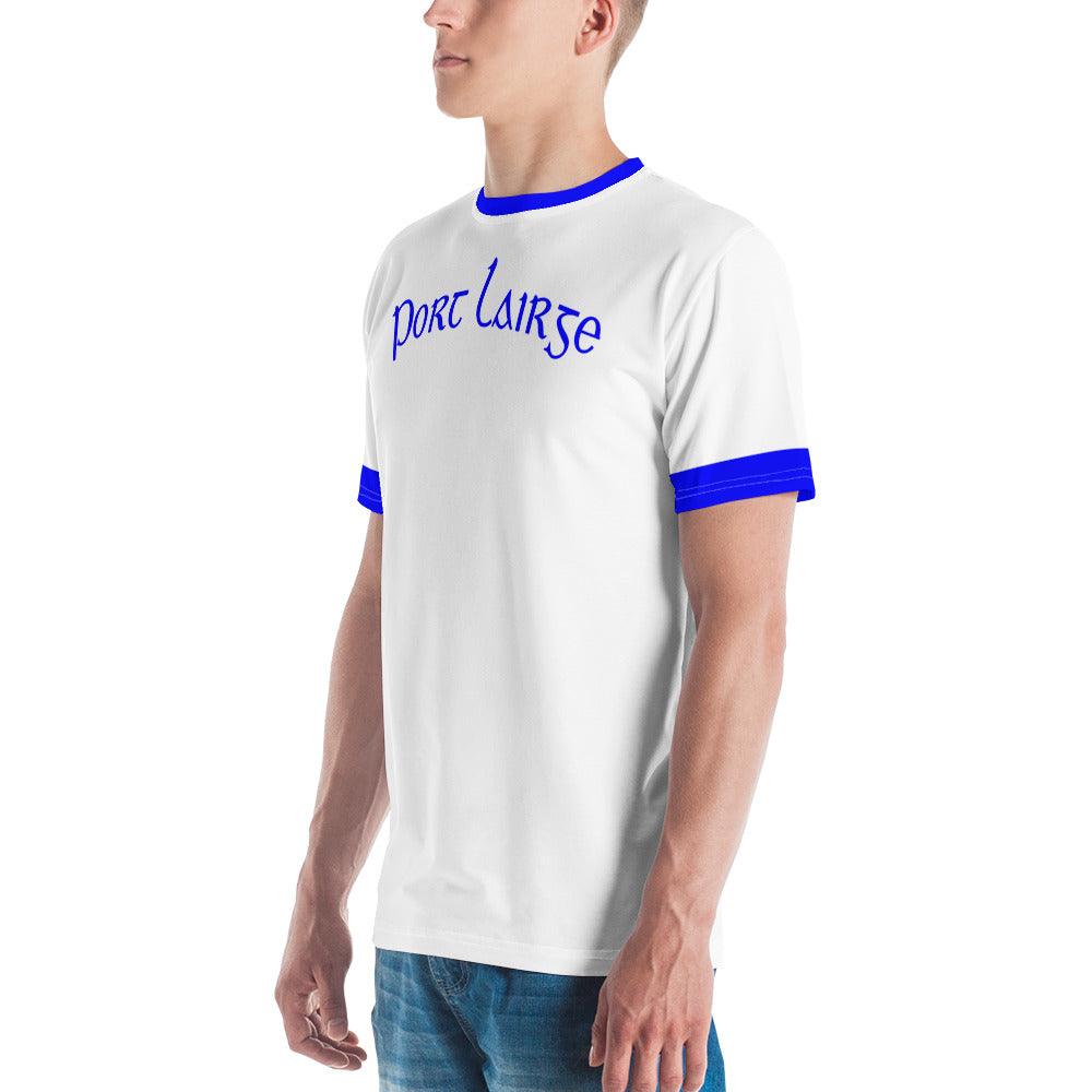 Men's Port Lairge 1950s Retro Waterford Supporters T-shirt designed by Moon Behind The Hill available from Moon Behind The Hill's Men's Clothing range
