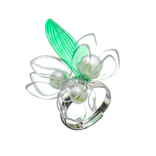 Lily of the Valley Ring designed by Upcycle with Jing available from Moon Behind The Hill 's Jewelry > Rings > Womens range