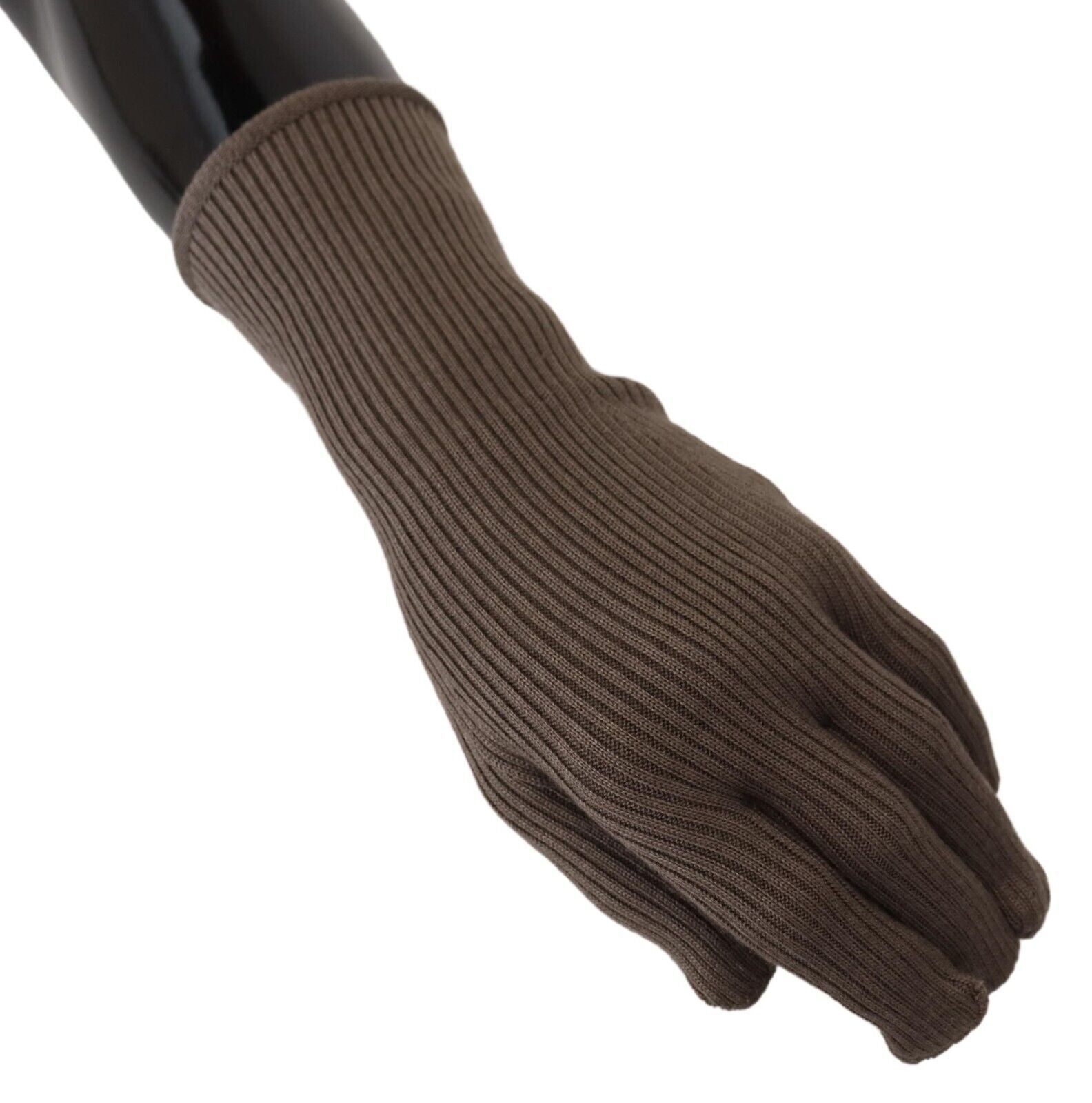 Dolce & Gabbana Gray Cashmere knitted Hands Mitten Mens Gloves - Designed by Dolce & Gabbana Available to Buy at a Discounted Price on Moon Behind The Hill Online Designer Discount Store