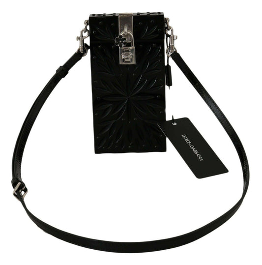 Dolce & Gabbana Black Crystal Plexiglass Cross Cigarette Case Holder - Designed by Dolce & Gabbana Available to Buy at a Discounted Price on Moon Behind The Hill Online Designer Discount Stor