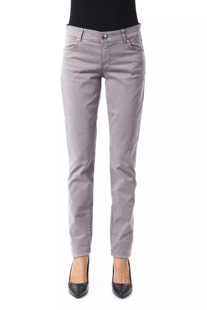 Grey Byblos Women's Cotton Pants – Moon Behind The Hill