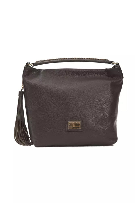 Pompei Donatella Brown Leather Shoulder Bag designed by Pompei Donatella available from Moon Behind The Hill 's Handbags, Wallets & Cases > Handbags > Womens range