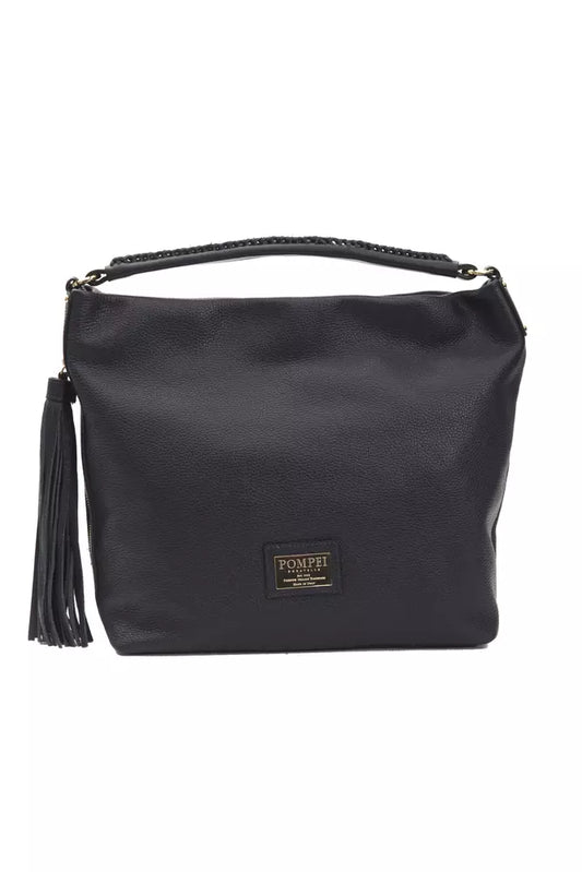 Pompei Donatella Grey Leather Shoulder Bag designed by Pompei Donatella available from Moon Behind The Hill 's Handbags, Wallets & Cases > Handbags > Womens range