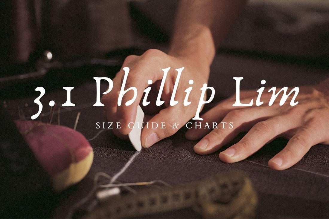 3.1 Phillip Lim Size Guide & Charts article by Moon Behind the Hill