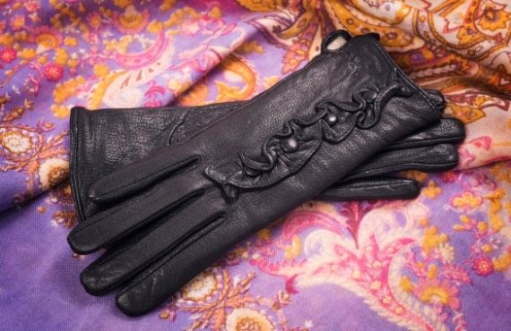 Women's designer gloves available at Moon Behind the Hill