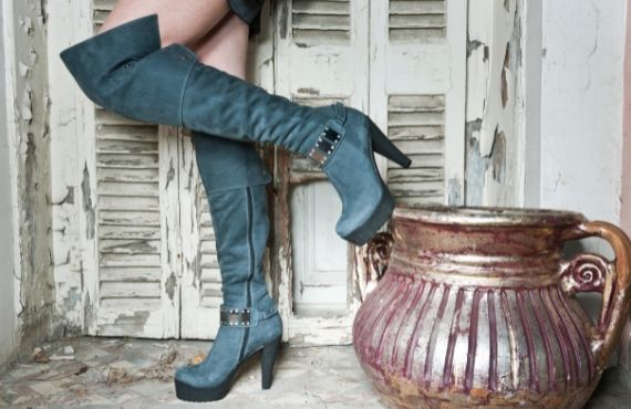 Women's designer boots available from Moon Behind the Hill