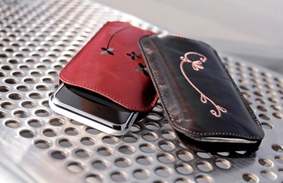 Women's designer phone accessories available from Moon Behind the Hill