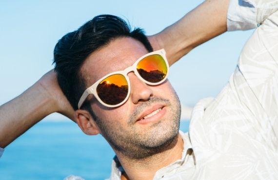 Men's Designer Sunglasses - Moon Behind the Hill