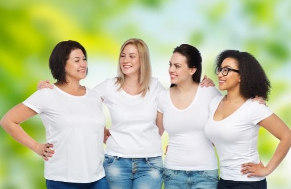 Women's T-Shirts - Moon Behind the Hill