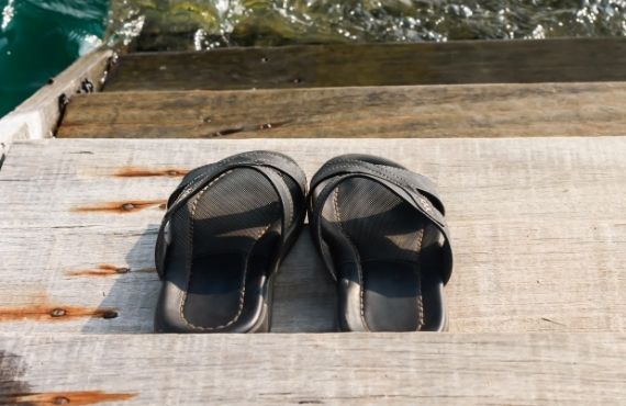 Men's designer sandals available at Moon Behind the Hill