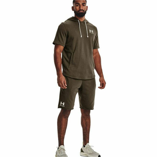 Adult Shorts Under Armour  Rival Terry Men Olive
