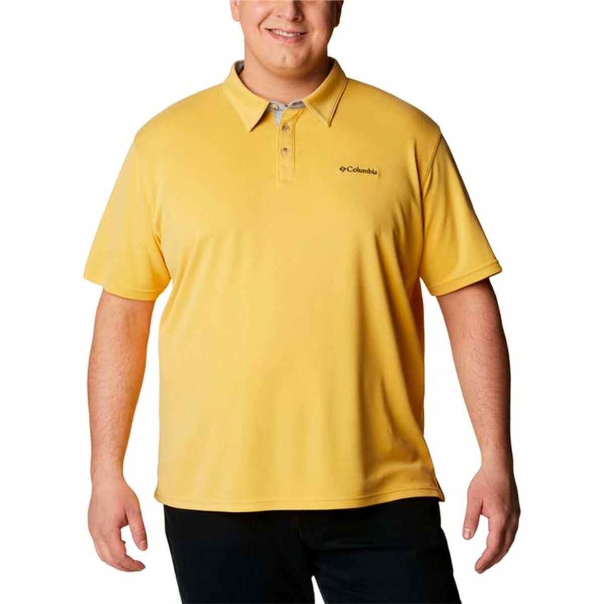 Men’s Short Sleeve Polo Shirt Columbia Nelson Point™ Yellow