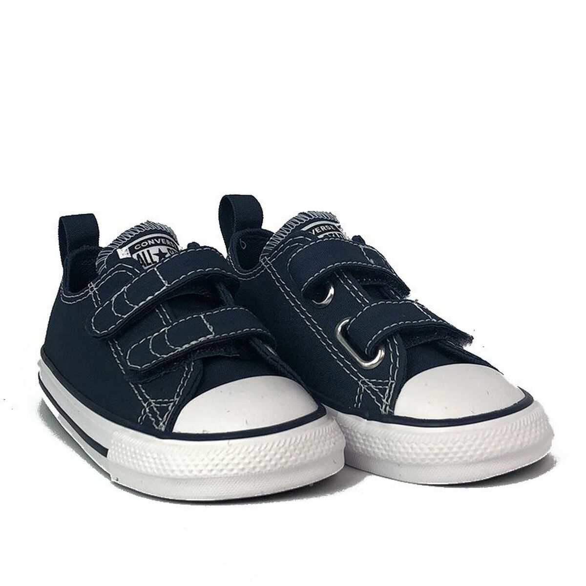 Children’s Casual Trainers Converse Chuck Taylor All Star Navy Blue Velcro