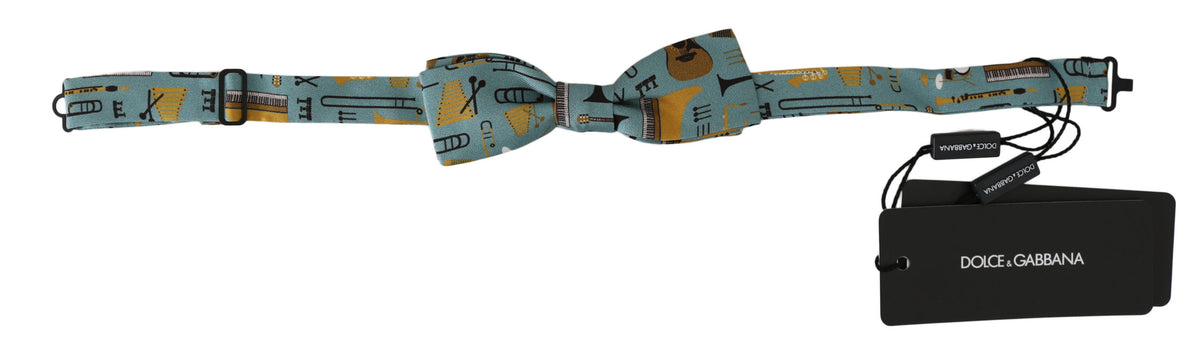 Dolce & Gabbana Silk Necktie - Mint Green Print