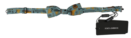 Dolce & Gabbana Silk Necktie - Mint Green Print