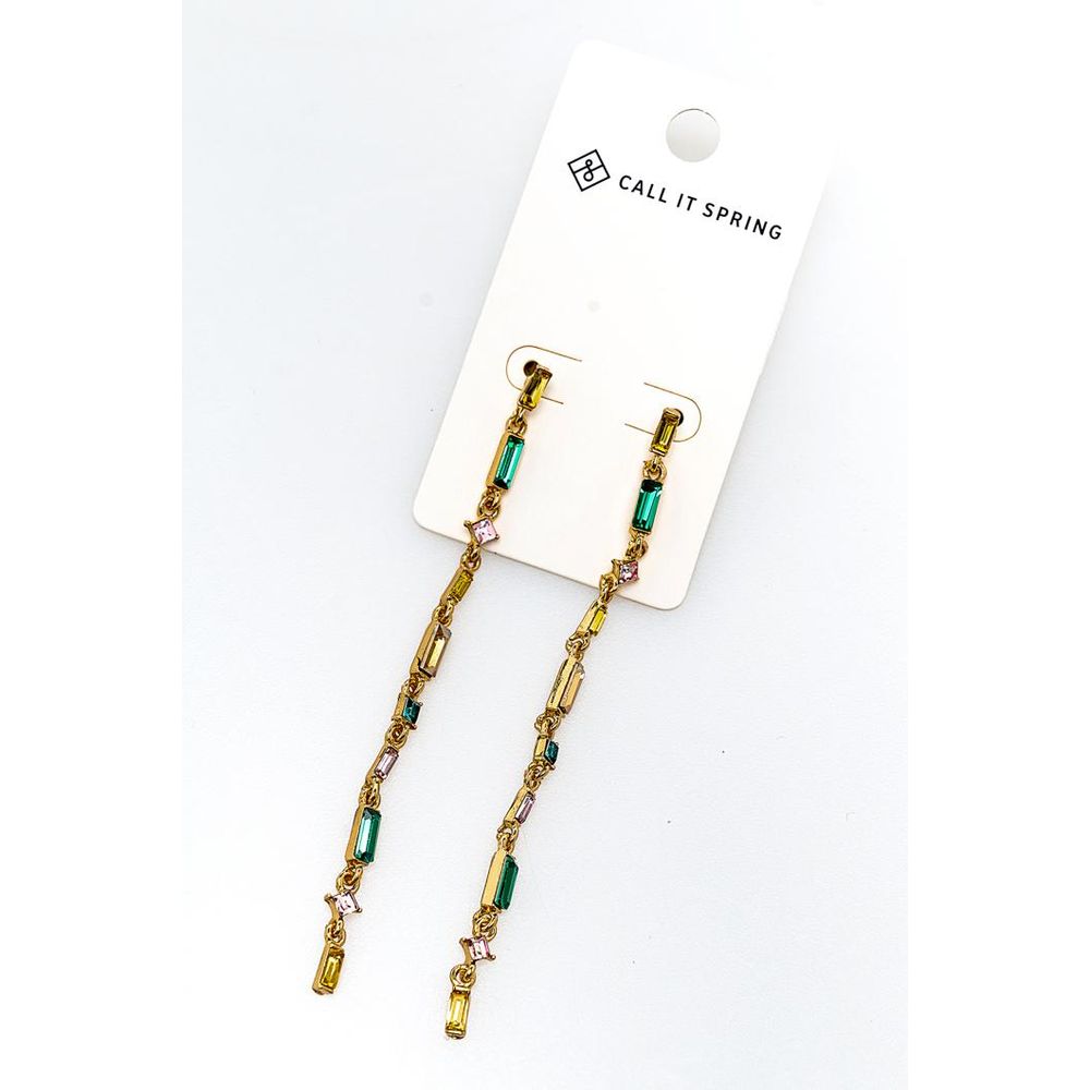 CALL IT SPRING Multicolor Glass Earrings