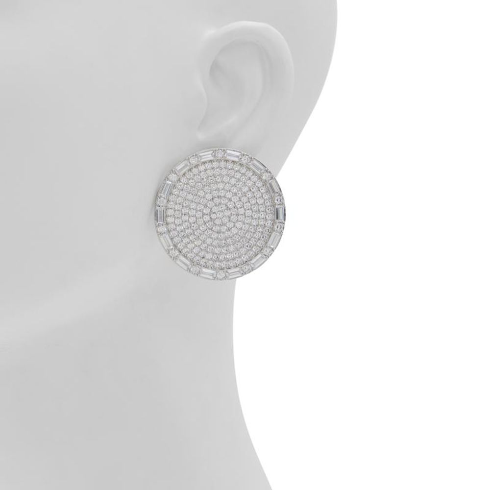 ALDO Women's Silver Stainless Steel & Cubic Zirconia Earrings - Silver