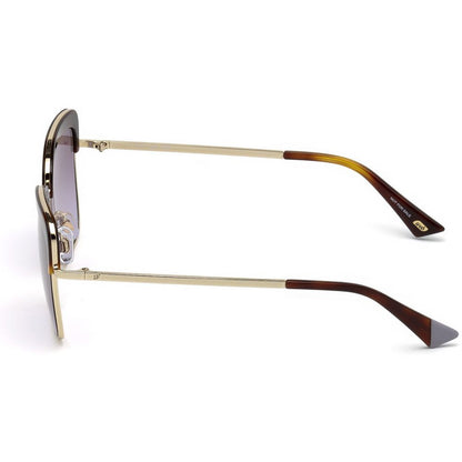 WEB EYEWEAR Gold Metal Sunglasses