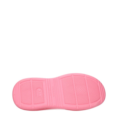 Prada Pink Cotton Slippers