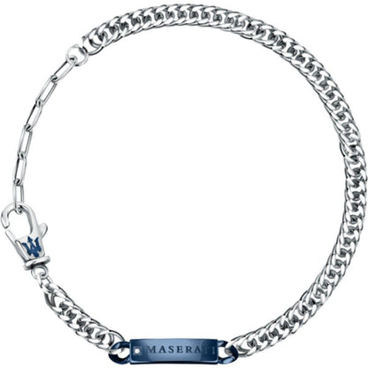 Maserati Gray Stainless Steel Bracelet