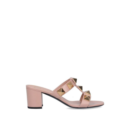 Valentino Garavani Beige Calfskin Platform Sandals