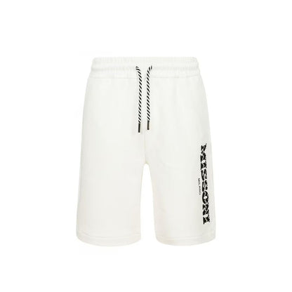 Missoni White Cotton Bermuda Shorts