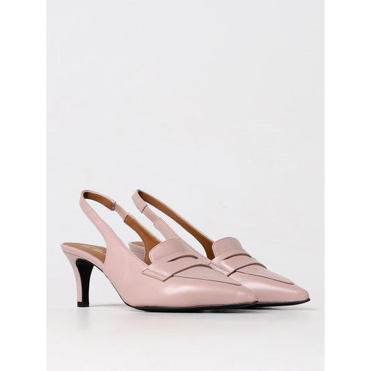 High-Heel Pumps Heels by Via Roma 15 for women in leather multicolor & pink features an captivating silhouette, showcasing the elegant Women's Leather High-Heel Pumps Heels design with a high-heel and a sophisticated .