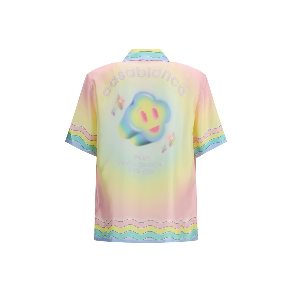 Casablanca Multicolor Silk Pattern Shirt