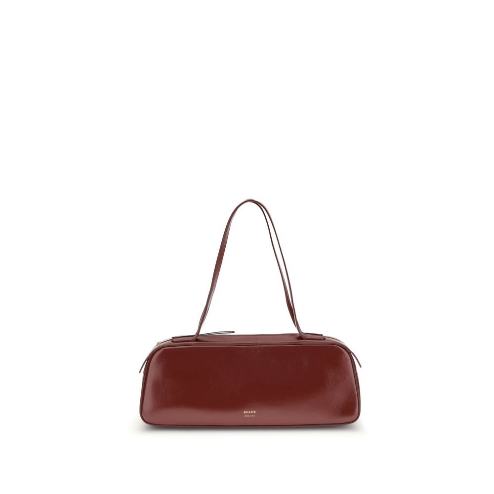 Shoulder Bag by Khaite for women in bos taurus calf leather multicolor features an effortlessly chic silhouette with a secure zipper, ample single-compartment, and versatile shoulder-strap & handle for effortlessly chic everyday luxury.