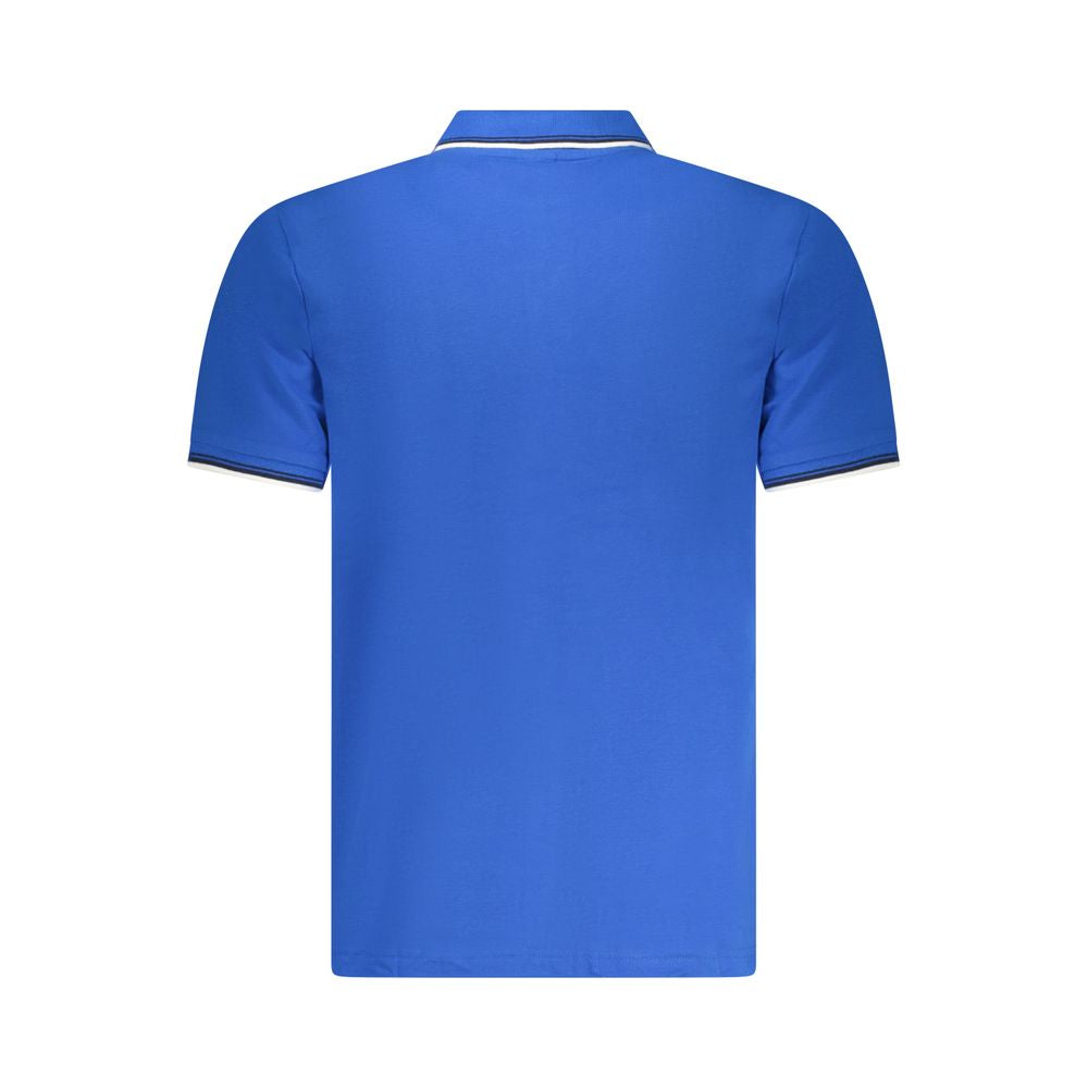 Polo Shirt by North Sails for men in cotton blue presents a sleek silhouette, featuring a refined and for a sleek finish.