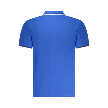 Polo Shirt by North Sails for men in cotton blue presents a sleek silhouette, featuring a refined and for a sleek finish.