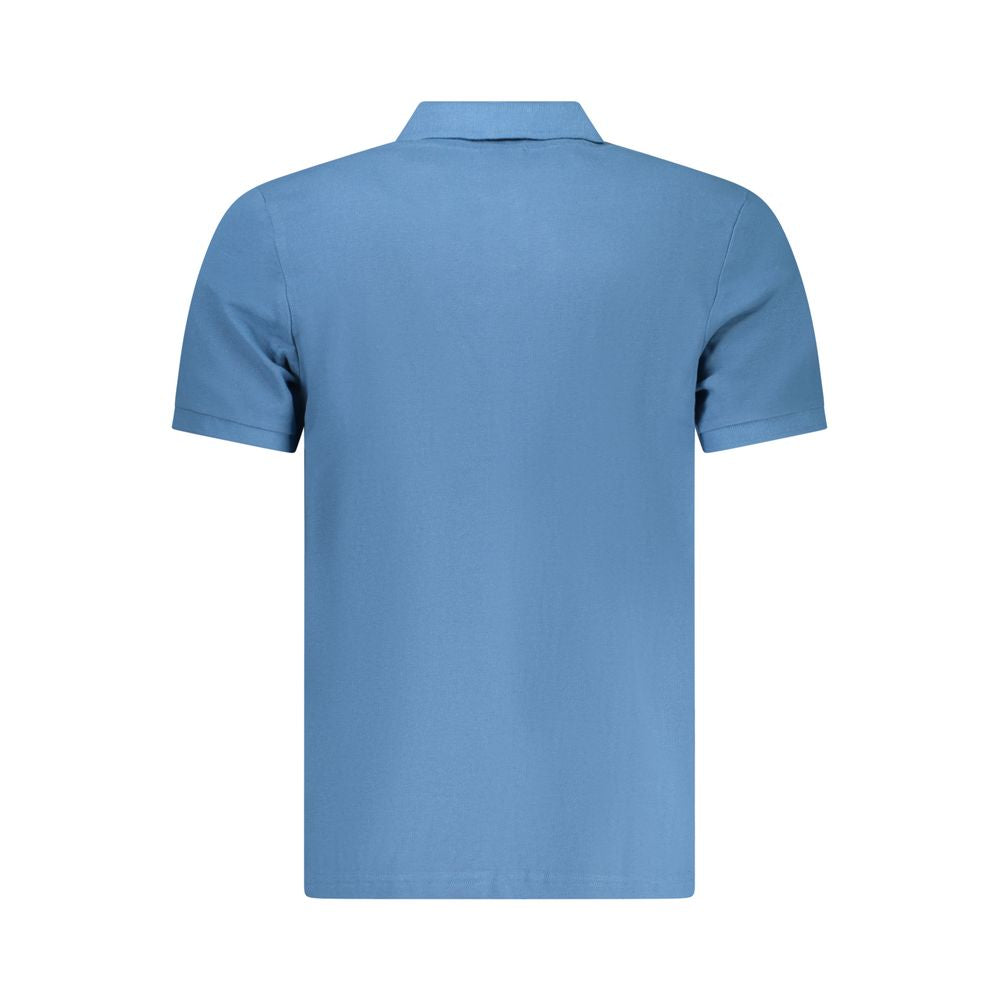 Polo Shirt by North Sails for men in cotton blue & red presents a sleek silhouette, featuring a refined and for a sleek finish.