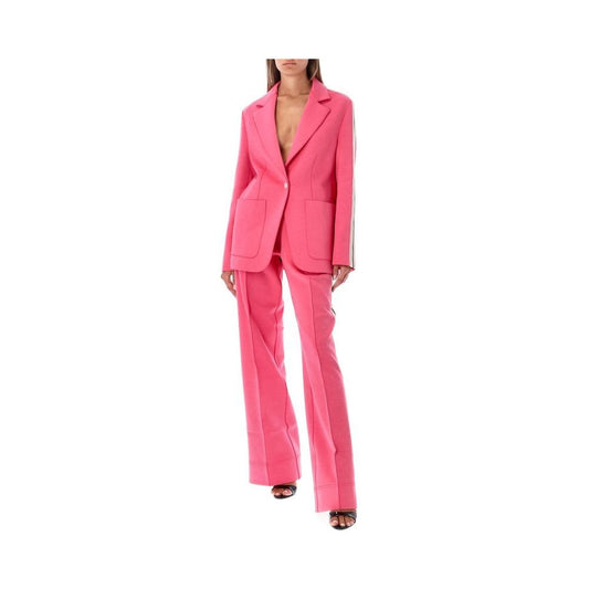 Blazer by Palm Angels for women in wool multicolor showcases a discerning silhouette, elegantly detailed with a sophisticated and premium for a truly discerning finish.