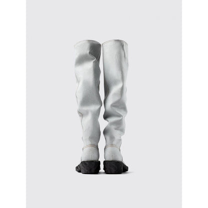 Camperlab Blue Denim And Rubber Boots
