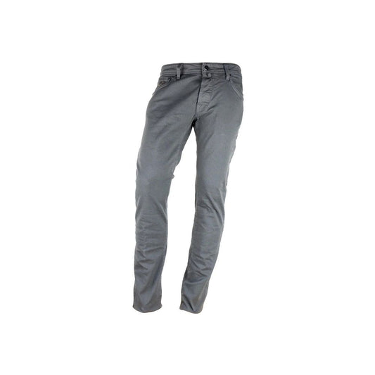 Jacob Cohen Gray Cotton Slim Fit Jeans