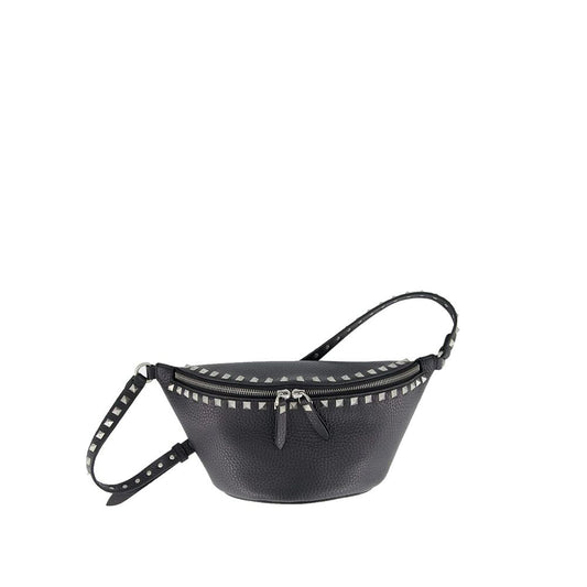 Valentino Garavani Black Calfskin Belt Bag