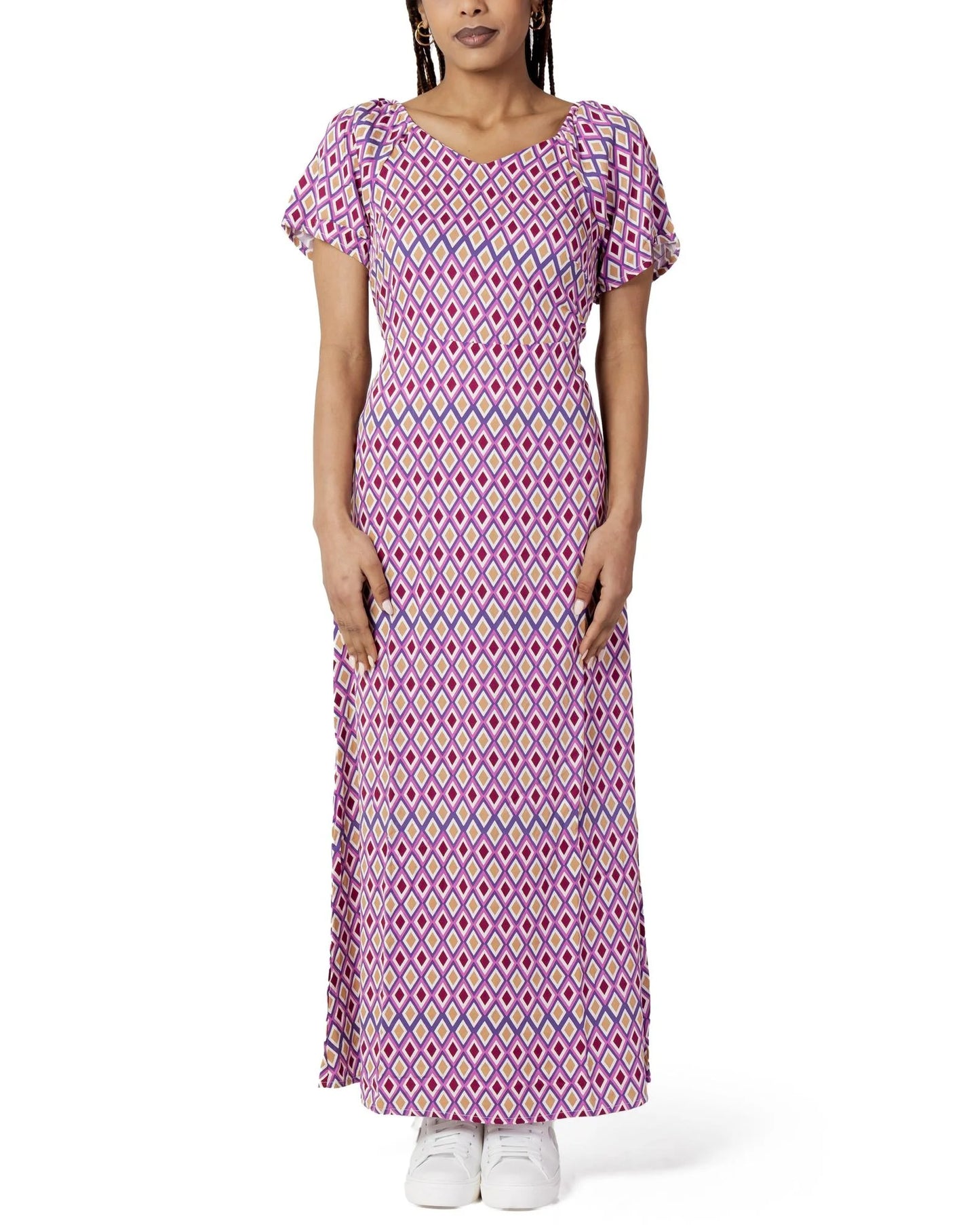 Only Multicolor Viscose Casual Dress