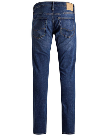 Jack & Jones Blue Cotton Slim Fit Jeans