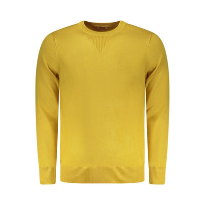 Sweatshirt by Rifle for men in nylon & viscose yellow features an enviable silhouette, showcasing a premium and refined crew neckline for a truly enviable finish.