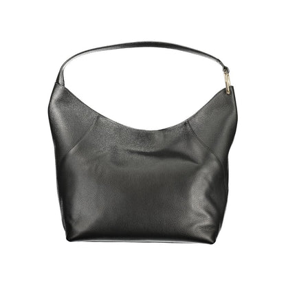 This Shoulder Handbag by Furla for women in leather and black & signature presents a sculptural silhouette featuring a secure magnetic, ample internal-pockets, and versatile shoulder-strap for a sculptural finish.