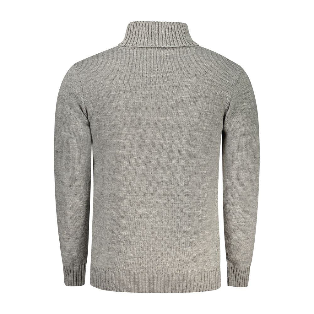 This Sweater by Rifle for men in lana wool blend gray presents a understated silhouette, featuring a sophisticated and for a understated finish.