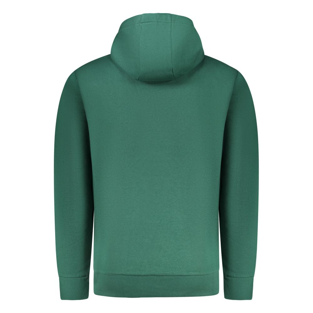 Hooded Sweatshirt Hoodie by Rifle for men in cotton polyester green showcases a city-ready silhouette, artfully detailed with a signature hooded neckline and for a city-ready finish.