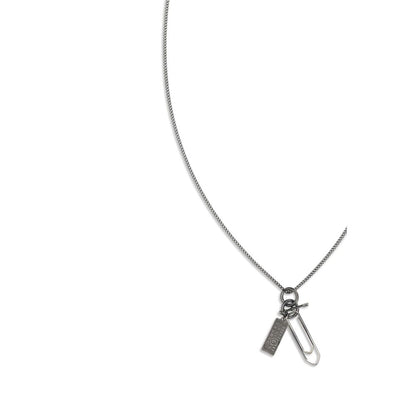 MM6 Silver Metal Necklace