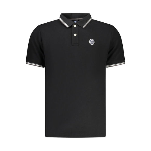 Polo Shirt by North Sails for men in cotton black features a eye catching silhouette, showcasing a refined and for a eye catching finish.