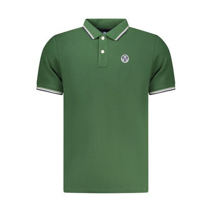 This Polo Shirt by North Sails for men in cotton green presents a flawless silhouette, showcasing flawless detailing and a refined for a truly flawless aesthetic.