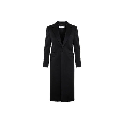 Saint Laurent Black Acetate Coat